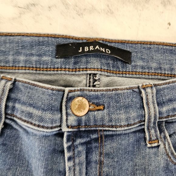 J Brand High Rise Skinny Leg Lovesick Blue Jean 29 Preowned - Picture 8 of 12